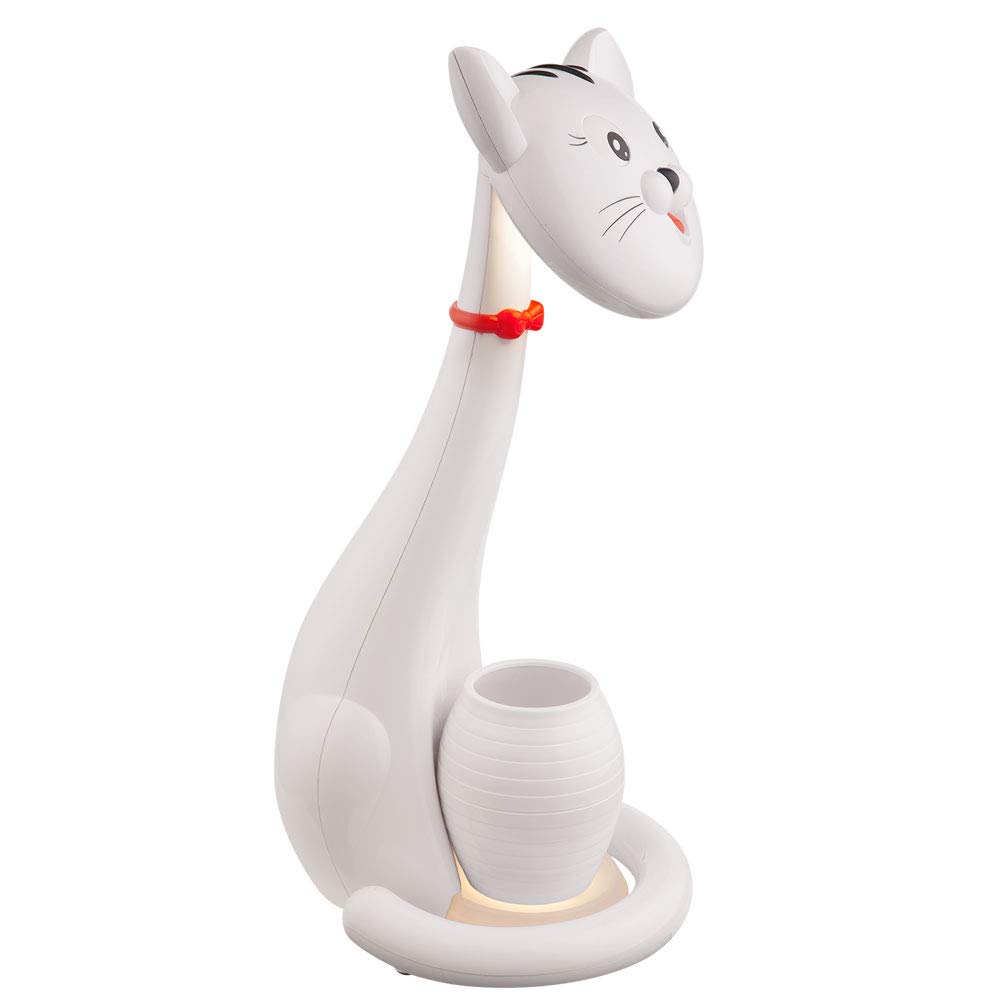 LED dzieci pisanie nocne lampka stołowa kot Touch ściemniacz światło dzienne ruchome Globo 21213