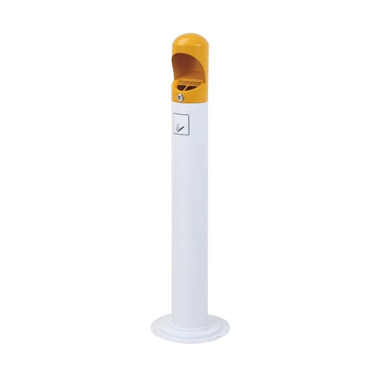 Kw3ns8bp5r One Color Pillar Ashtray Commercial Iron Baked Ename Ash Pillar For Outdoor