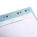 Phyxin Monthly &Weekly Planning Pad, Undated Make-A-List Calendar Desk Pads, 20 Sheets, Easy Page Tear-Off,11.2