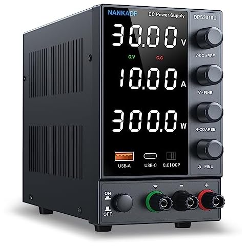 NANKADF 30V 10A Adjustable Power Supply Cover