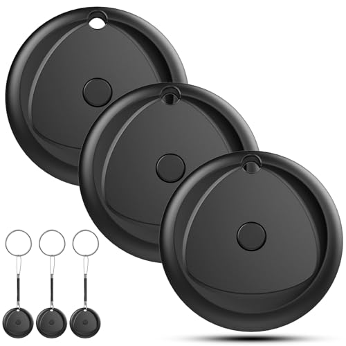 Raykit Smart Air Tag Tracker-3 Pack，Localizador Bluetooth(Sólo iOS), buscador de Llaves Batería...