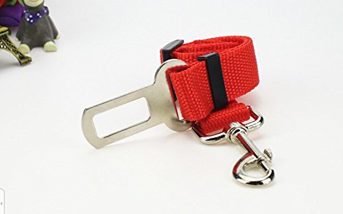 Preisvergleich Produktbild Strapazierfähiger, verstellbarer Sicherheitsgurt für Hunde, Katzen (schwarz)