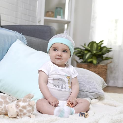 Image of Gerber Unisex Baby 5-Pack Short Sleeve Variety Onesies Bodysuits