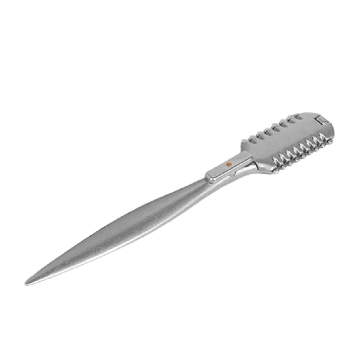 Double Sided Hair Cutting Comb Aluminum Alloy Hair Thinning Tool