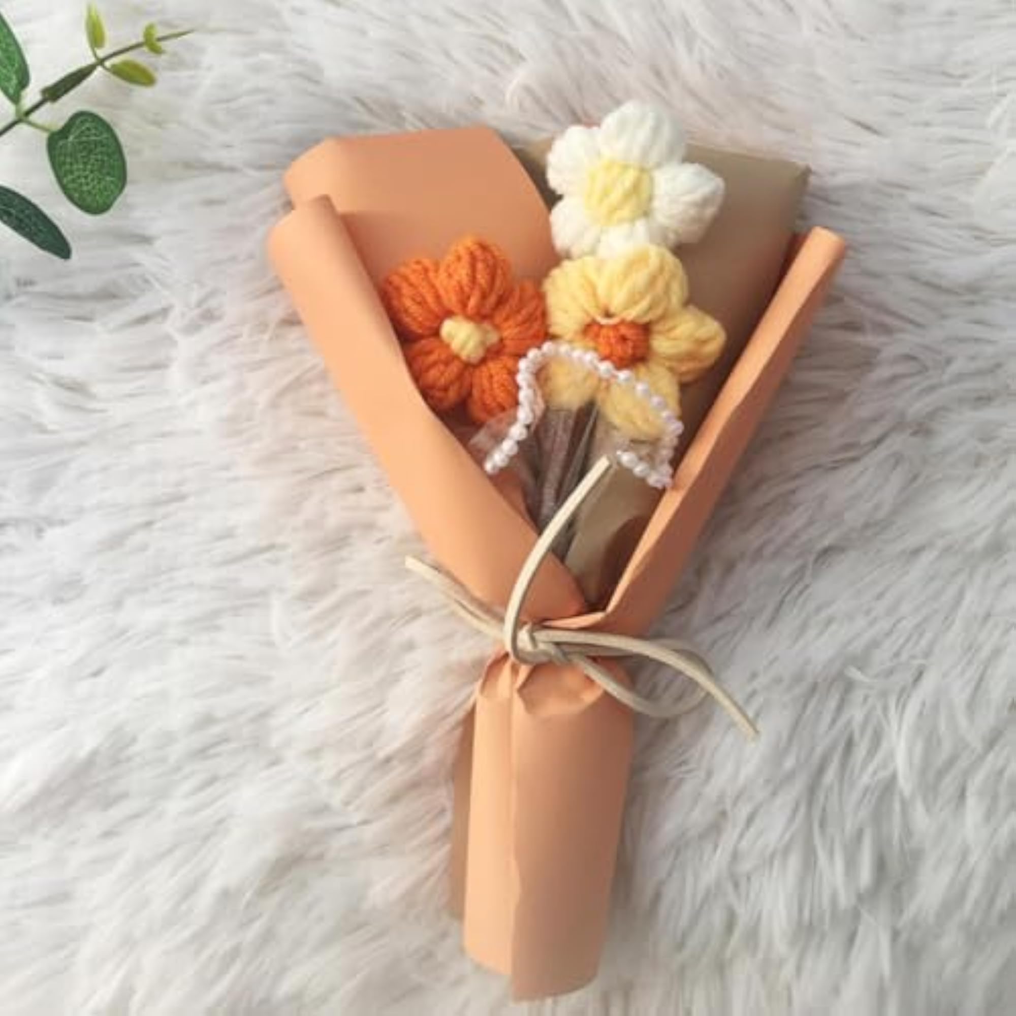 Handmade Knitted Bouquet Celebration Decoration