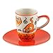 Produktbild 440s Mila Keramik Espresso-Tasse mit Untere Oommh Yoga Katze | MI-88212 | 4045303882126