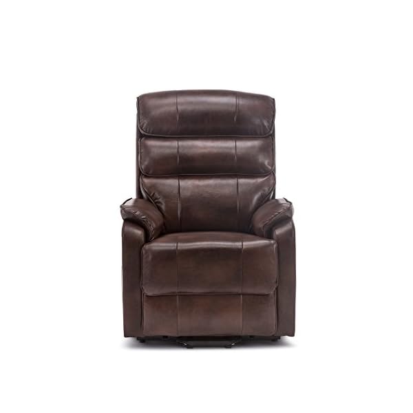 More4Homes BUCKINGHAM ELECRTIC RISE RECLINER LEATHER-AIR RISER SOFA ARMCHAIR LOUNGE CHAIR - Image 5