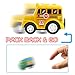 Funcorn Toys Pull Back Car, 12 Pack Assorted Mini Plastic Vehicle Set, Pull Back Truck and Car Toys for Boys Kids Toddler Party Favors,Die Cast Car Toy Play Set