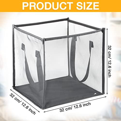 Zopeal Six-Piece Collapsible Mesh Laundry Hamper Set #TOP12