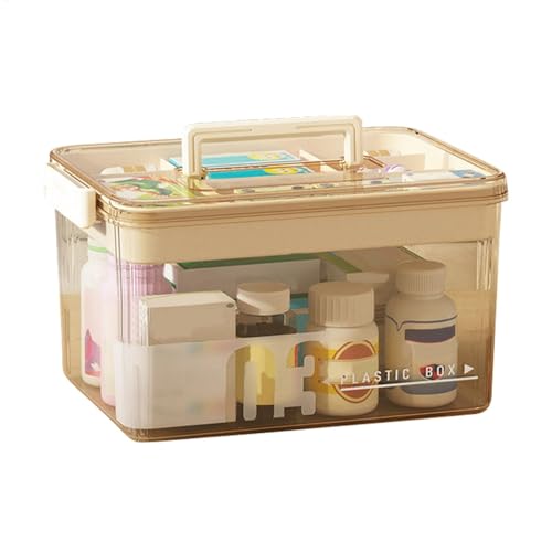 Bärbart medicinskåp, medicinförvaring med kapacitet – medicinväska med kapacitet, bärbart husapotek för, sovsal och skola