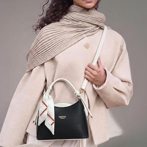 Image of EXOTIC Elara Knot Hobo Shoulder Bag for Women | Textured PU Leather | Detachable Sling Strap | Stylish Everyday Purse