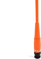 Vista 3 de HYS -771 144/430 MHz de doble banda de alta ganancia BNC de mano de 15.6 pulgadas Antena para ICOM V8 V80 V80E V82 V85 F3S HT-66 VHF/UHF Radio