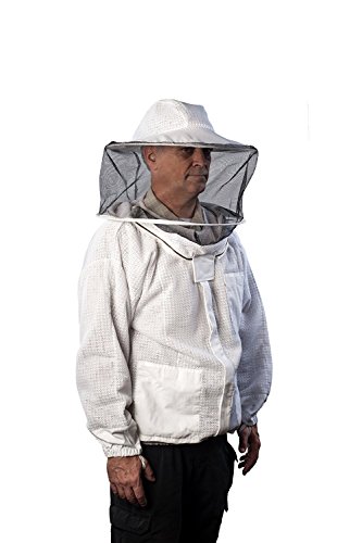 image for FOREST BEEKEEPING SUPPLY Ventilated Bee Jacket for Men and Women with 