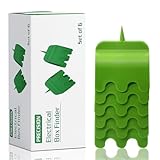 6-Pack Drywall Outlet Markers - with Hard Tip ABS Plastic Electrical Box Locator Tool, No Need to Measure Electrical Outlet Marker, Locate Electrical Box (Green/6 Pieces)
