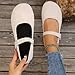 Women's Ballet Shoes 2026, Comfortable Walking Ballerina Shoes, Ladies Dance, Suede Pumps Pointed Toe Low Wedge Heels, Ladies Dressy Elegant Lightweight Flats Anti-Slip Fashion Casual Shoes (White-a, Adult, Women, 9, Numeric, US Footwear Size System, Wide)