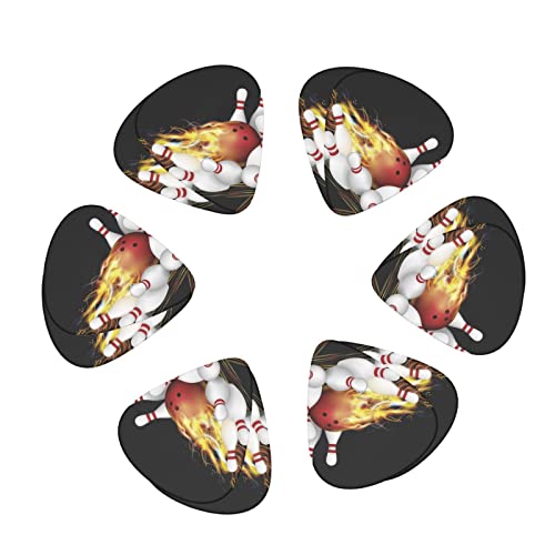 Jeu de 12 médiators de guitare boule de bowling pour guitare acoustique, guitare électrique, contrebasse, ukulélé - Les Beatles, Paul McCartney, John Lennon, RIngo Starr, George Harrison Jeu de 12 médiators de guitare boule de bowling pour guitare acoustique, guitare électrique, contrebasse, ukulélé – Image 3