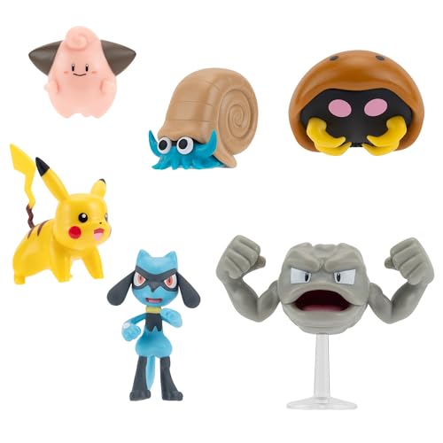 Pokémon Pack 6 Battle Figure Figures Set 7, Black, PKW3613