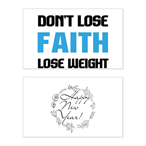 Tarjeta Lose Weight Slogan de Año Nuevo: la solución perfecta para motivar tus propósitos