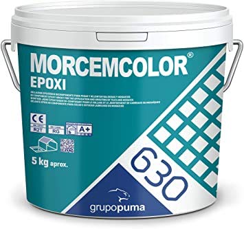 MORTERO PARA REJUNTADO MORCEMCOLOR EPOXI BOTE 5 KG BICOPONENTE ANTIACIDO (ANTRACITA)