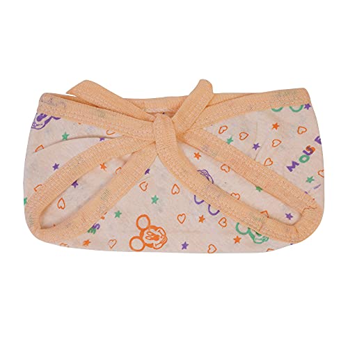 Image of Baby Hosiery Cotton Nappy Langot Washable and Reusable Plain Solid Cloth Langot /Cloth diaper /U Shaped /Nappy Tying Langot For Baby Boys and Baby Girls - Pack of 6 (Medium) (Multicolor)