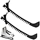 FiveMileBro 2 Stück Kufenschoner für Eishockeyschlittschuhe, Schlittschuhschützer, Schoner für Schlittschuhkufen, für Hockey oder Eiskunstlauf, für Kinder Erwachsener (Schwarz)