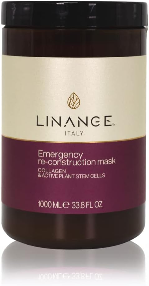 Emergency Reconstruction Mask for Very Damaged Hair - Nourishing Hair Treatment, 1000ml / 33.8 oz.