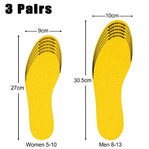 Knixmax 3 Pairs Memory Foam Insoles For Women, Super Soft Thin Shoe Inserts For Sneakers Slippers Boots Liners Replacement Inner Soles, Cushioned Flat Shoe Pads Black Grey Pink Eu 36-41 #TOP1