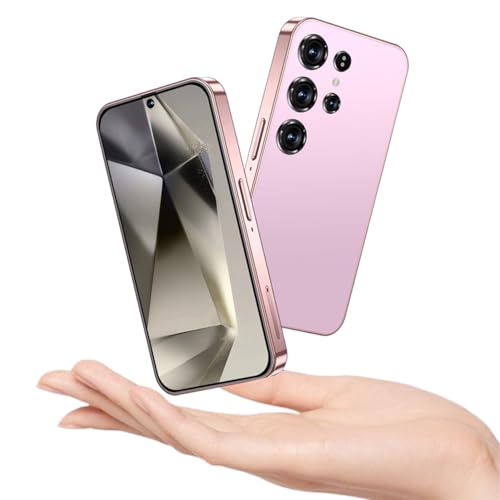 MTGud Mini smartphone para niños, pantalla pequeña HD de 4,0 pulgadas, 3 GB de RAM + 32 GB de ROM, 4G Dual SIM, Android 10.0, WiFi, Bluetooth, FM, teléfono de bolsillo GPS (X24mini-Pink)