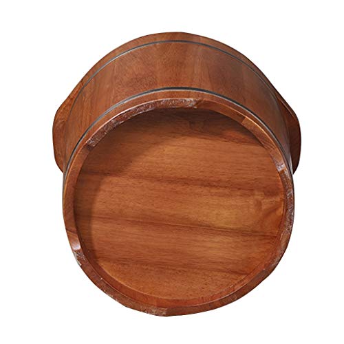 Spa de pies diseño moderno color marrón madera 36 cm miniatura 5