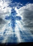 AOFOTO 5x7ft Christian Cross in Sky Background Photography Heaven White Clouds Holy Jesus Christ...
