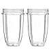 2 Pezzi 24oz Tazze di Grande capacità Parti di Ricambio Frullatore Accessori Compatibili con Nutribullet 600w 900w