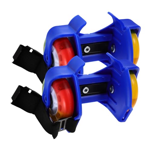 HANABASS Roller Skates Shoes for Boys and Girls Boys Girls 2 Colors Light-up Wheelies Sturdy Beginner Skating Shoes Skating Tool