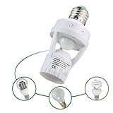 Apropiado para bulbos de enchufe de E27. Utiliza la energía infrarroja del ser humano como fuente de señal de control.