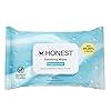 The Honest Company Fragrance-Free Sanitizing Alcohol Wipes, Antibacterial Safe for Hands, Kills 99% of Germs, Made With Aloe, 50 Count (1 Pack)