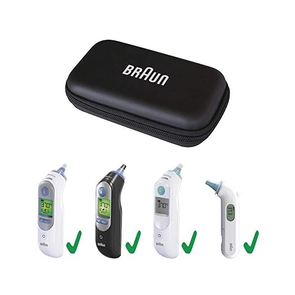 Braun ThermoScan 7 Ohrthermometer mit Age Precision - Black Edition und Braun Protective Aufbewahrungstasche für… – Bild 6