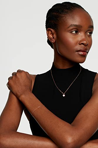 Ted Baker London Harly Tiny Heart Stud Earrings For Women (Rose Gold Tone) #TOP7