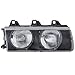 EPIC LIGHTING Halogen Replacement Spec Headlight Compatible with BMW 92-99 E36 318i 318Ti 318is 323i 323is 325i 325is 328i 328is M3 [ BM2503101 63121468866 ] Right Passenger Side