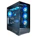 CyberPowerPC x MSI PBM Gaming PC - AMD Ryzen 7 9800X3D, Nvidia RTX 5080, 32GB RAM, 1TB NVMe SSD, 1000W PSU, Windows 11, Liquid Cooling, Mag Pano 130R PZ Black Case