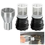 Brolena 3-in-1 Filter Removal Tool & 2 Inlet Filters Kit Compatible with Rinnai Water Heaters, Works with Power Drivers, Wrenches or Hand Grip for Easy Maintenance