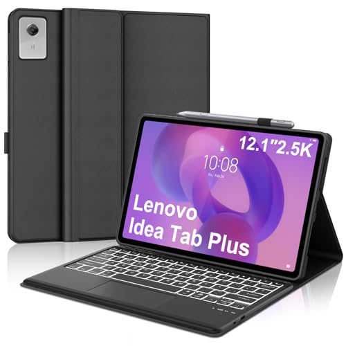 Teclado Bluetooth Lenovo Idea Tab Plus 12.1" 2025 FOGARI con Touchpad Español Ñ Negro