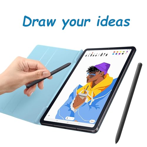 Galaxy Tab S6 Lite S Pen Replacement for Samsung Galaxy Tab S6 Lite (EJ-PP610) Stylus Touch S Pen(NoBluetooth) + Replacement Tips/Nibs, Oxford Gray - Image 2