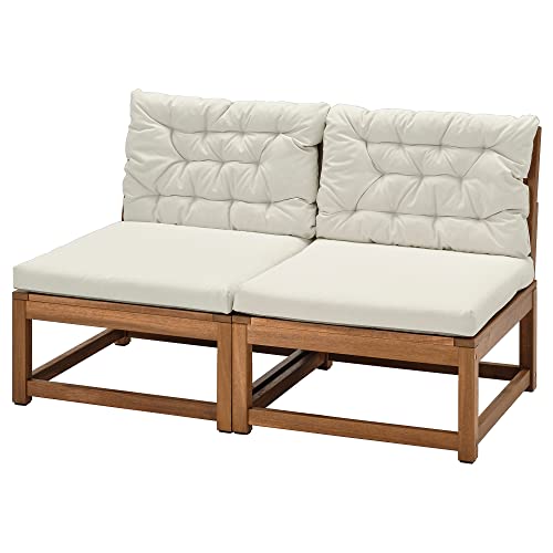 Dossier canapé modulable extérieur NÄMMARÖ marron clair 60x56 cm - 5