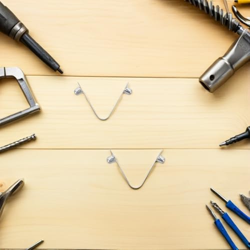 Clips de resorte para postes de navegación con pasador de 7 mm y doble botón en forma de V 6