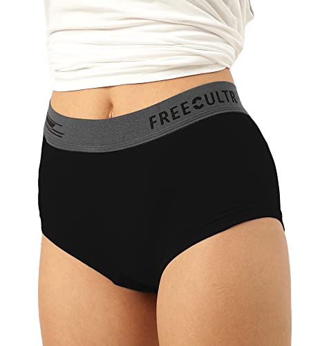 Image of Freecultr Women's Underwear Antibacterial Micromodal Airsoft | Boxer Briefs | Ultra-Soft Stretchable & Moisture-Wicking Fabric No Chafing, No Itching Sweat Resistant (Pack of 2)