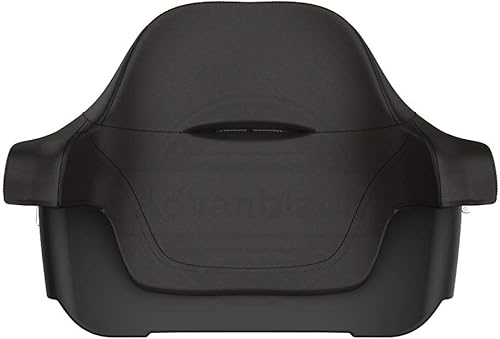 Miniatura 8 de Razor Tour-Pak Equipaje Negro MateDenim, pack baulero Moto Onfire trasero con llave y cerradura para Harley Davidson modelos Touring, Denim Black