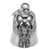 COHEALI Campanas para Hacer Joyas de Acero Inoxidable Diseño de Calavera Punk, Accesorio Resistente a Rayaduras Adecuado para Decoraciones Creativas de Bodas