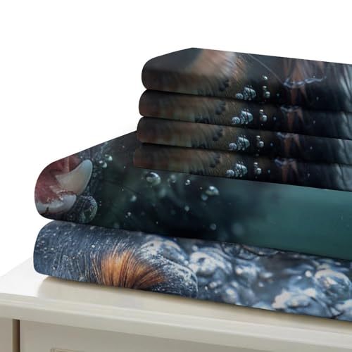 Housse de couette Rottweiler 3D en microfibre premium parure de lit king-size - 6