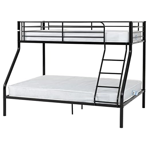 Seconique Tandi Triple Sleeper Bunk Bed in Black