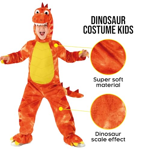 Dino Kostüm für Kinder Jungen Faschingskostüm Dinosaurier