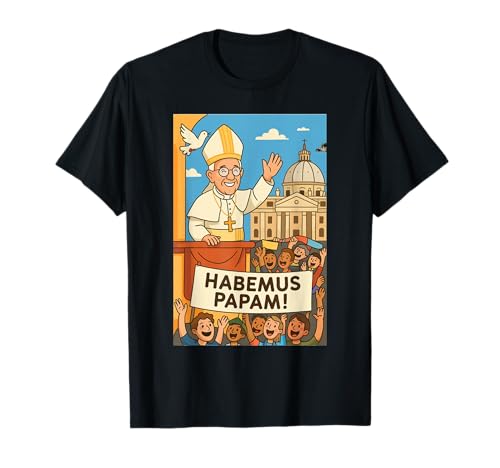 Papa León XIV Cristiano Papa Robert Prevost Habemus Papam Camiseta